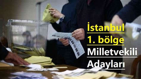 İstanbul 1 Bölge Milletvekili Adayları Listesi Ak Parti Chp Mhp İyİ Parti Yeşil Sol Parti