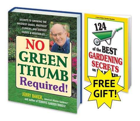 No Green Thumb Required Gardening Jerry Baker