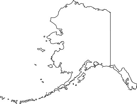 All maps come in ai, eps, pdf, png and jpg file formats. Alaska clipart outline, Alaska outline Transparent FREE ...