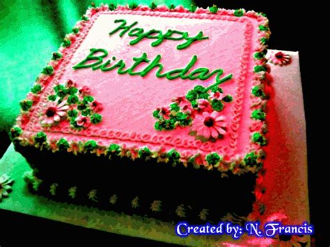 Birthday cake from fluffy pussycat. Happy birthday gif with name download 11 » GIF Images Download