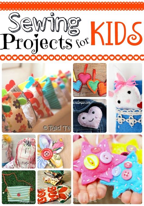 Sewing Projects For Kids Red Ted Art Make Crafting With Kids Easy And Fun