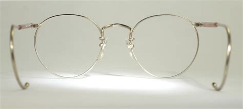 Optometrist Attic Gold Wire Rim Vintage Eyeglasses