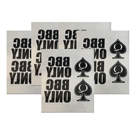 buy 5 sheet bbc only queen of spades temporary tattoo pack online at lowest price in ubuy turkey