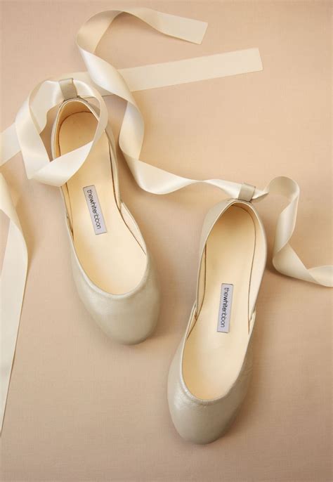 The Wedding Ballet Flats Shoes For Brides Lace Up Shoes Etsy