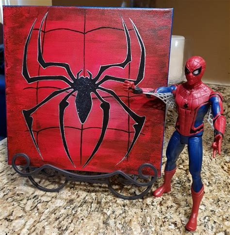 Canvas Spiderman Spiderman Art Superhero