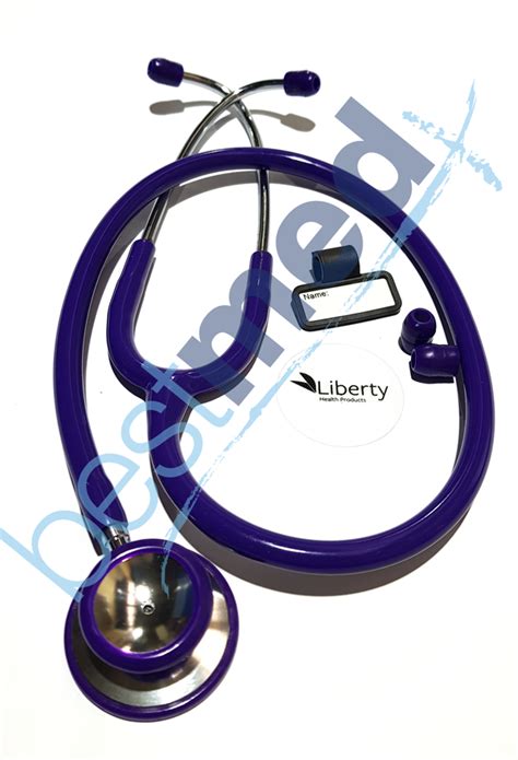 Liberty Purple Luxury Dual Head Stethoscope Liberty Health Care