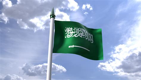 Saudi Arabia Flag Rendered In Blender Cycles Rsaudiarabia