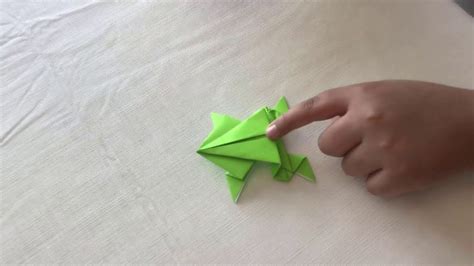 Origami Frog By Jai Youtube