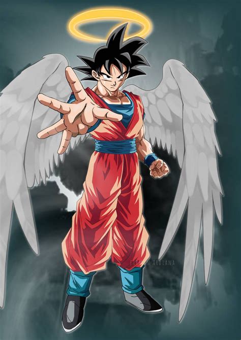 Goku Angel By Firmanardiana On Deviantart Dragon Ball Super Manga