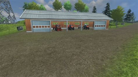 Fs2013 Placeable Farm Garage V 1 Placeable Objects Mod Für Farming