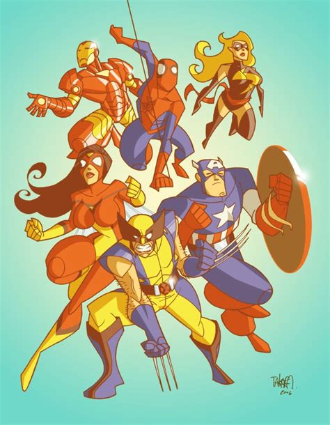New Avengers By Marcio Takara New Avengers Comic Books Art Avengers