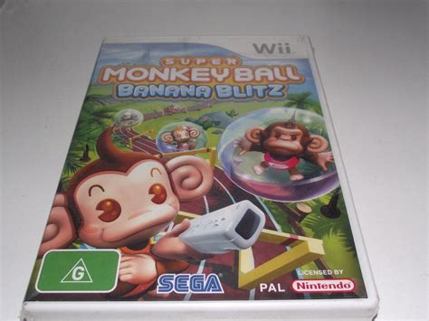 Super Monkey Ball Banana Blitz Nintendo Wii Pal Complete Wii U