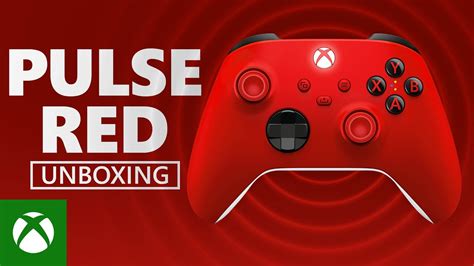 Unboxing Xbox Pulse Red Wireless Controller Xbox Series Xs