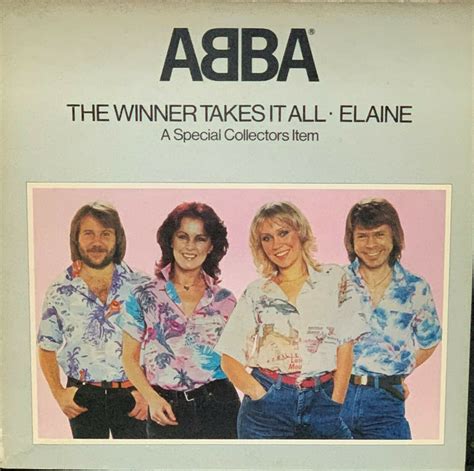 Popsike Com Abba The Winner Takes It All Elaine A Special Pop Up