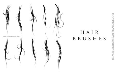 Hair Brushes For Adobe Photoshop 123freebrushes