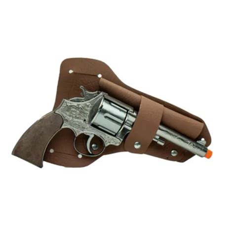 Jesse James Cap Gun Diecast Western Pistol Revolver Cowboy Prop Toy Set