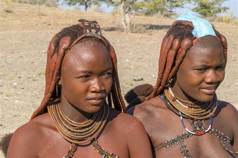 Young Himba Women Kaokoland Namibia Stock Image C0465378