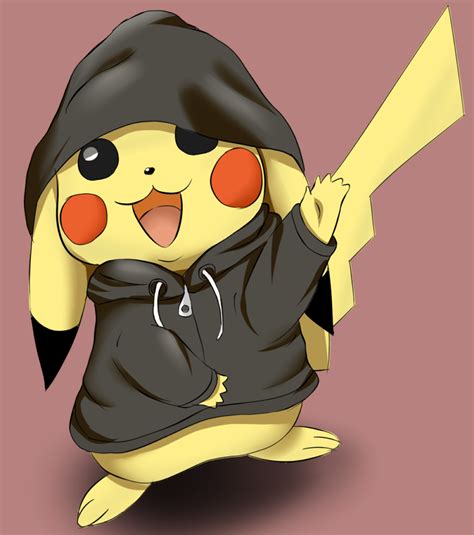 Love This Super Cute Pikachu In A Hoodie By ネコミタイ On Pixiv Disney
