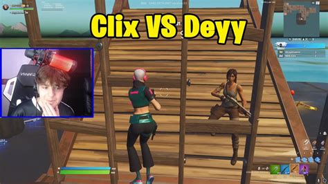 Clix Vs Deyy 1v1 Buildfights Fortnite Creative 1v1 Youtube