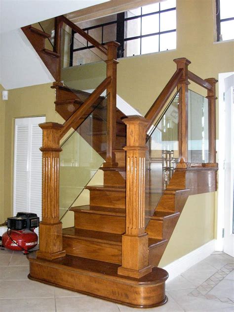 We have a wide selection of stair railing colors, designs, and styles to make your dream home and deck design a. Glass and Wood Gallery - STAIRS | GLASS RAILINGS | STAINLESS RAILINGS | WOOD RAILINGS | IRON ...
