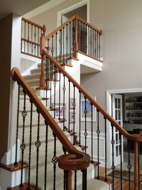 Gorgeous Round Metal Stair Railing Ideas Stair Designs