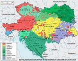 The ethnic groups of Austria-Hungary in 1910 (German) : MapPorn