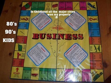 Business Board Game Chance Rest House Community Chest Childhood