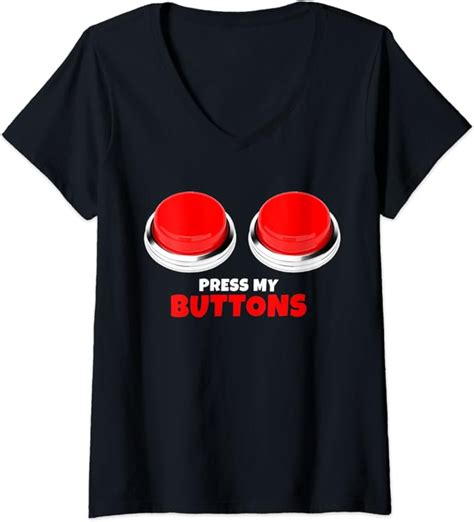 Womens Press My Buttons Swingers Ts Adult Humor Funny Swingers V