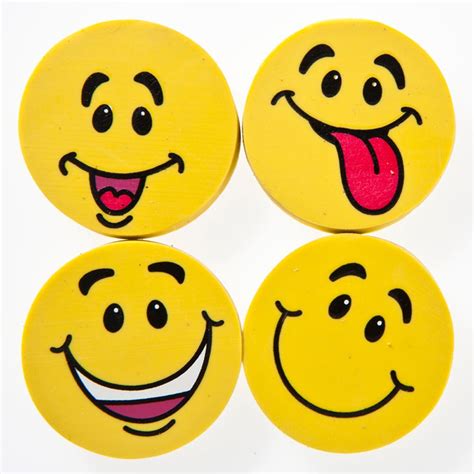 4 Smiley Faces Clip Art Library