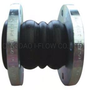 Twin Sphere Rubber Expansion Joint Flanged Pn Pn Pn Ansi China Rubber Expansion