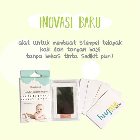 Jual Stempel Tangan Dan Kaki Bayi Clean Inkcard Baby Hand And Foot