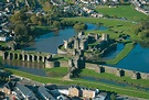 El Castillo de Caerphilly, el más grande de Gales y el segundo de todo ...