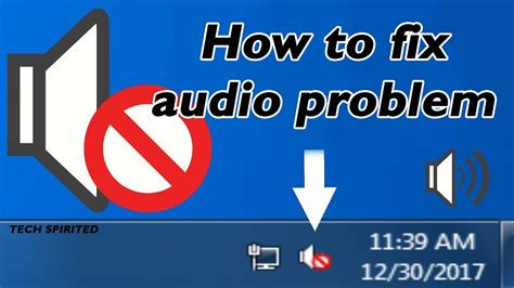 How To Fix Audio Problem In Windows 7 8 10 Problem Fixed 100 Working