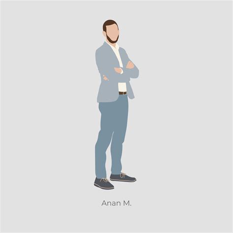 Youcutout - Anan M. | People illustration, Man illustration, People cutout