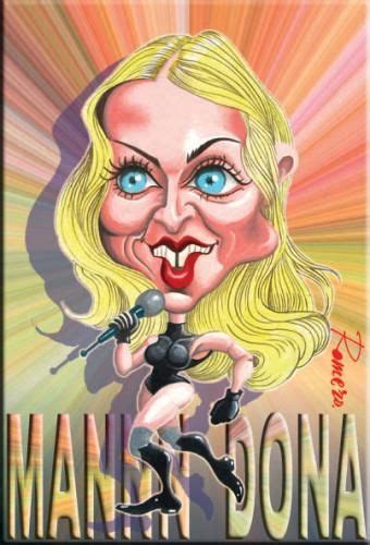 Madonna By Romero Famous People Cartoon Toonpool Cartoon Madonna
