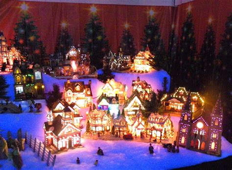 Christmas Village Light Display For A Magical Holiday