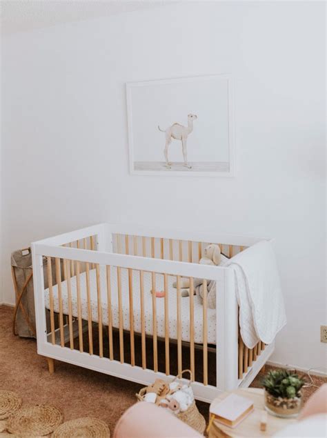 sweet minimalist nursery reveal  latisha springer