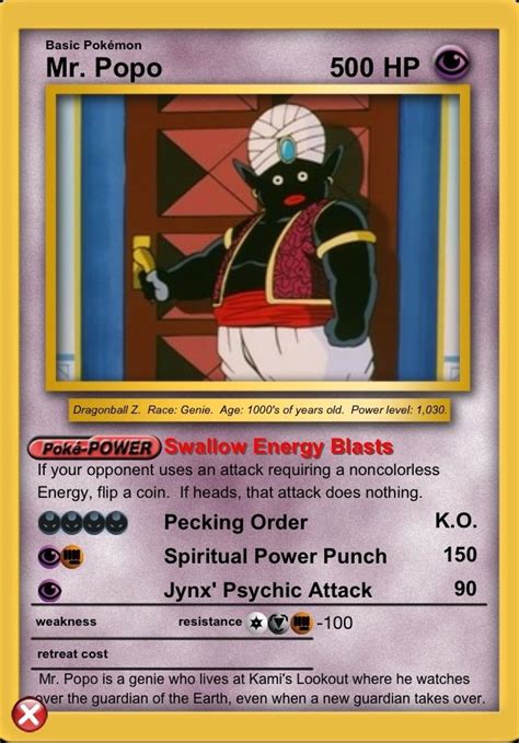 While the others started preparing for the trip to you were following some sort of black skinned creature dressed like a genie named mr popo. Mr. Popo | Dragon ball z, Z cards, Dragon ball