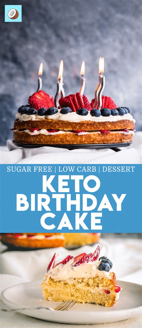 The sponge bakes in just 13 minutes. Keto Birthday Cake - How To Bake For Your Keto Friends And Family | Recipe | Keto birthday cake ...