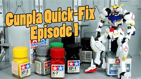 558 Gunpla Quick Fix Ep1 Detail Painting Hg Gundam Barbatos Youtube