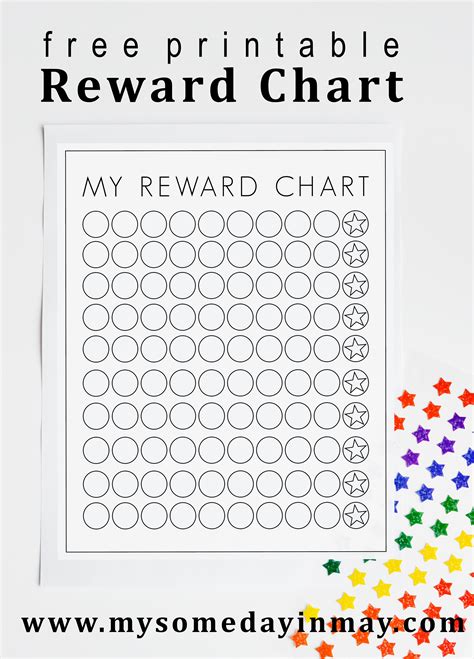 Free Printable Reward Chart Sticker Chart Printable Sticker Chart