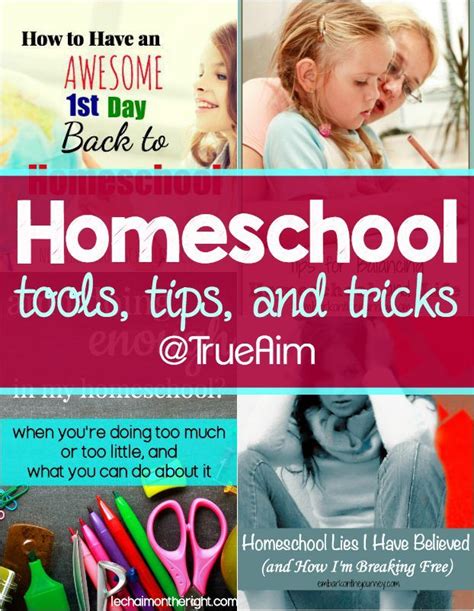 Homeschool Tips And Tricks And Moms Library 151 True Aim