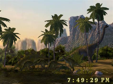 Screenshot Dinosaurs 3d Screensaver Other Screen Savers