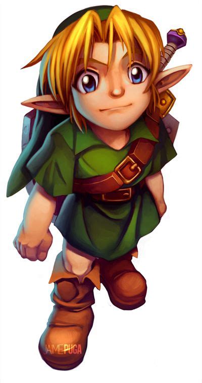 The Legend Of Zelda Ocarina Of Time Young Link Young Link By