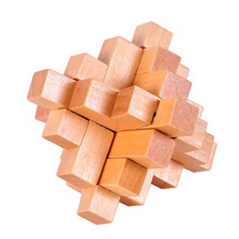 6 Brain Teaser 3d Wooden Puzzle 2023 Wood Idea Bantuanbpjs