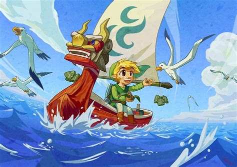 Beautiful And Fun Art Piece For The Legend Of Zelda The Wind Waker