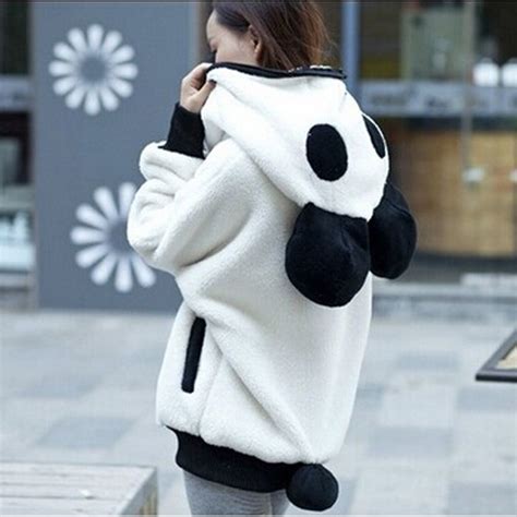 Sudadera Oso Panda Capucha Hoodie Unisex Moda Kawaii Japón X 54999