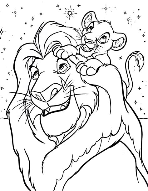 Also there presented some colouring pictures of ice cream trucks and people with ice cream. Free Printable Simba Coloring Pages For Kids