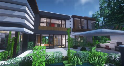 Realistic Modern House Download Tutorial Minecraft Map Imagesee