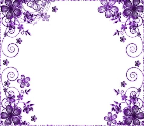 Free Purple Flower Border Clip Art 10 Free Cliparts Download Images